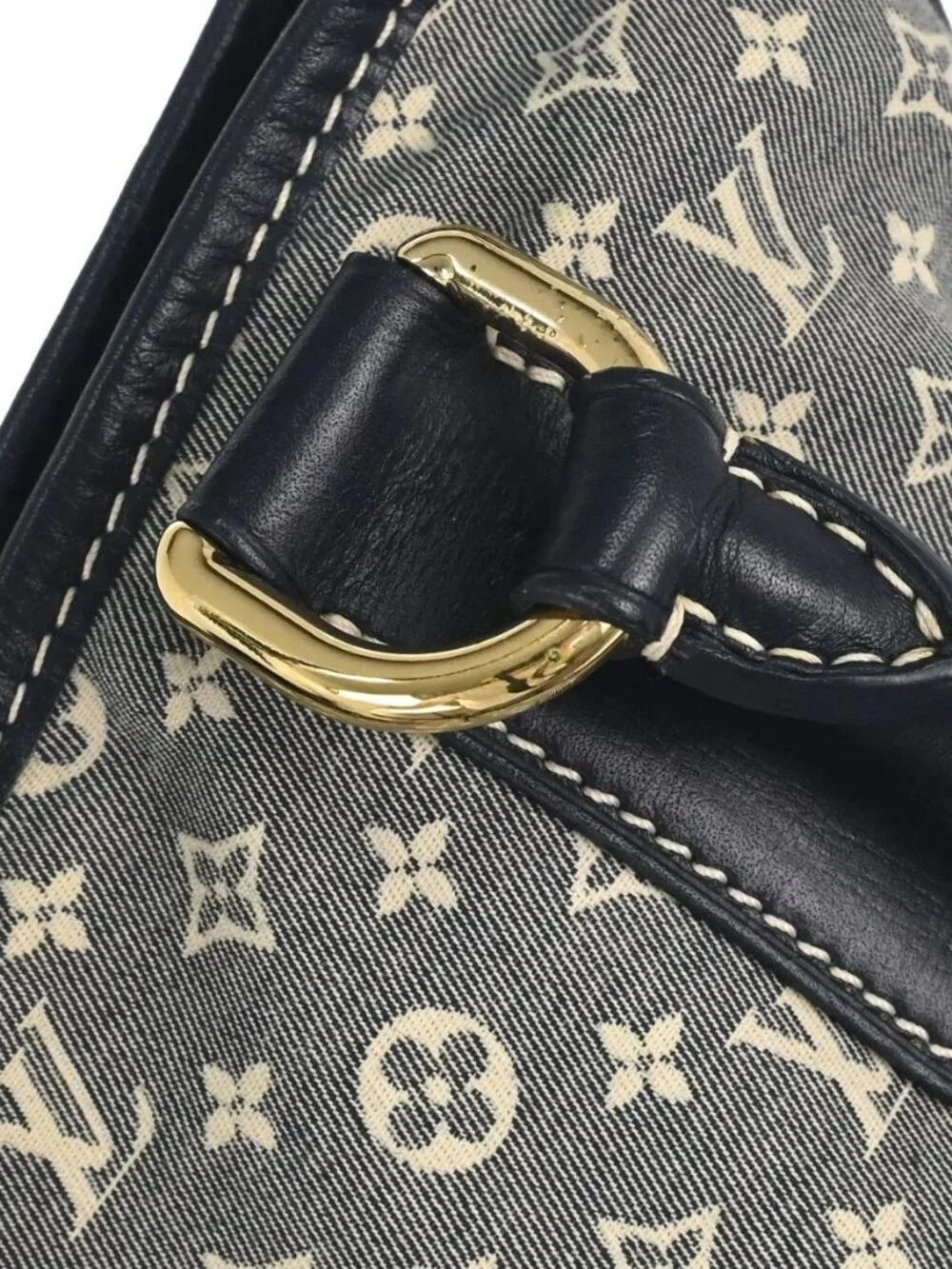 Louis Vuitton Navy Monogram Idylle Elegie 2way Handbag M56697 168417